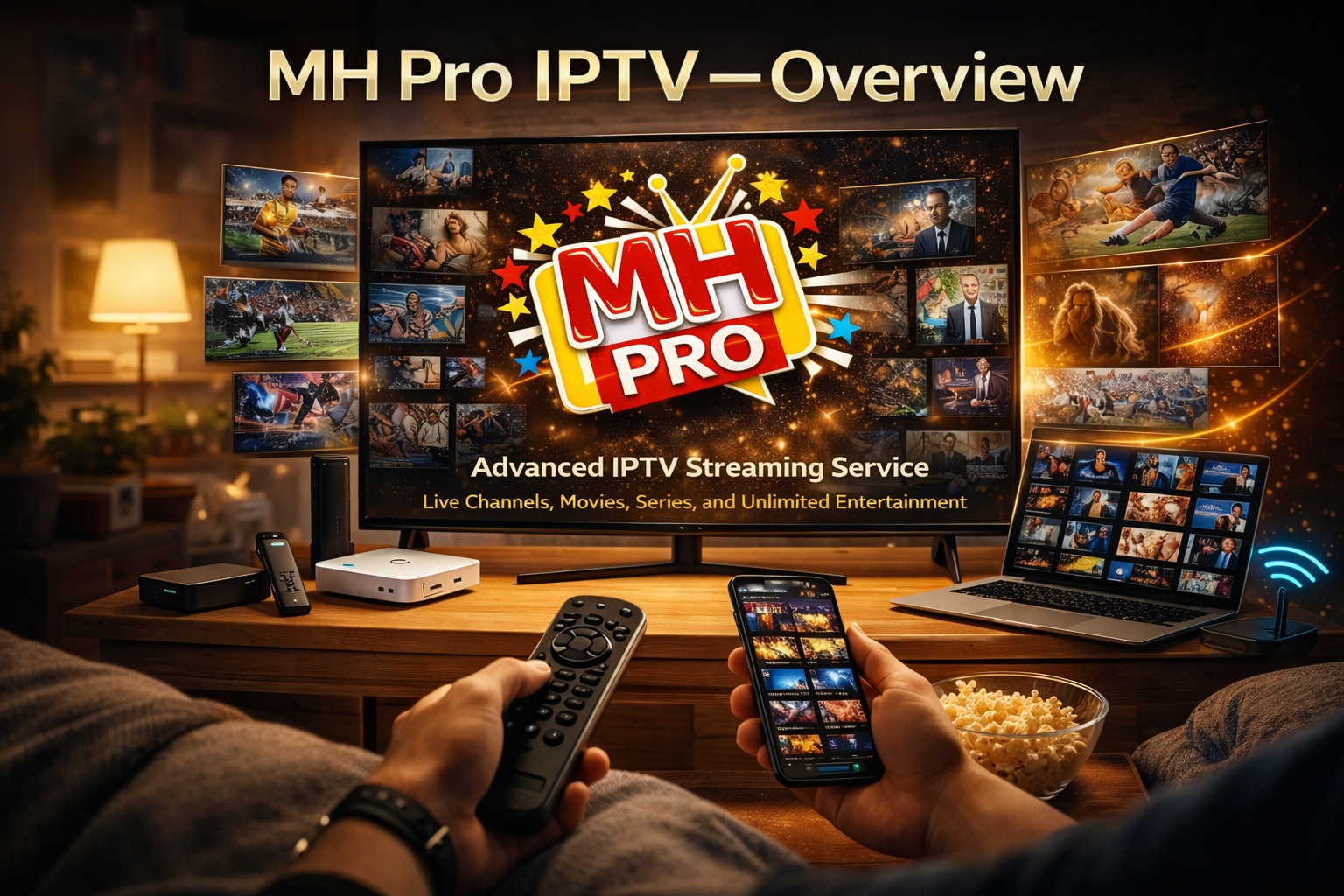 MH Pro IPTV — نظرة عامة