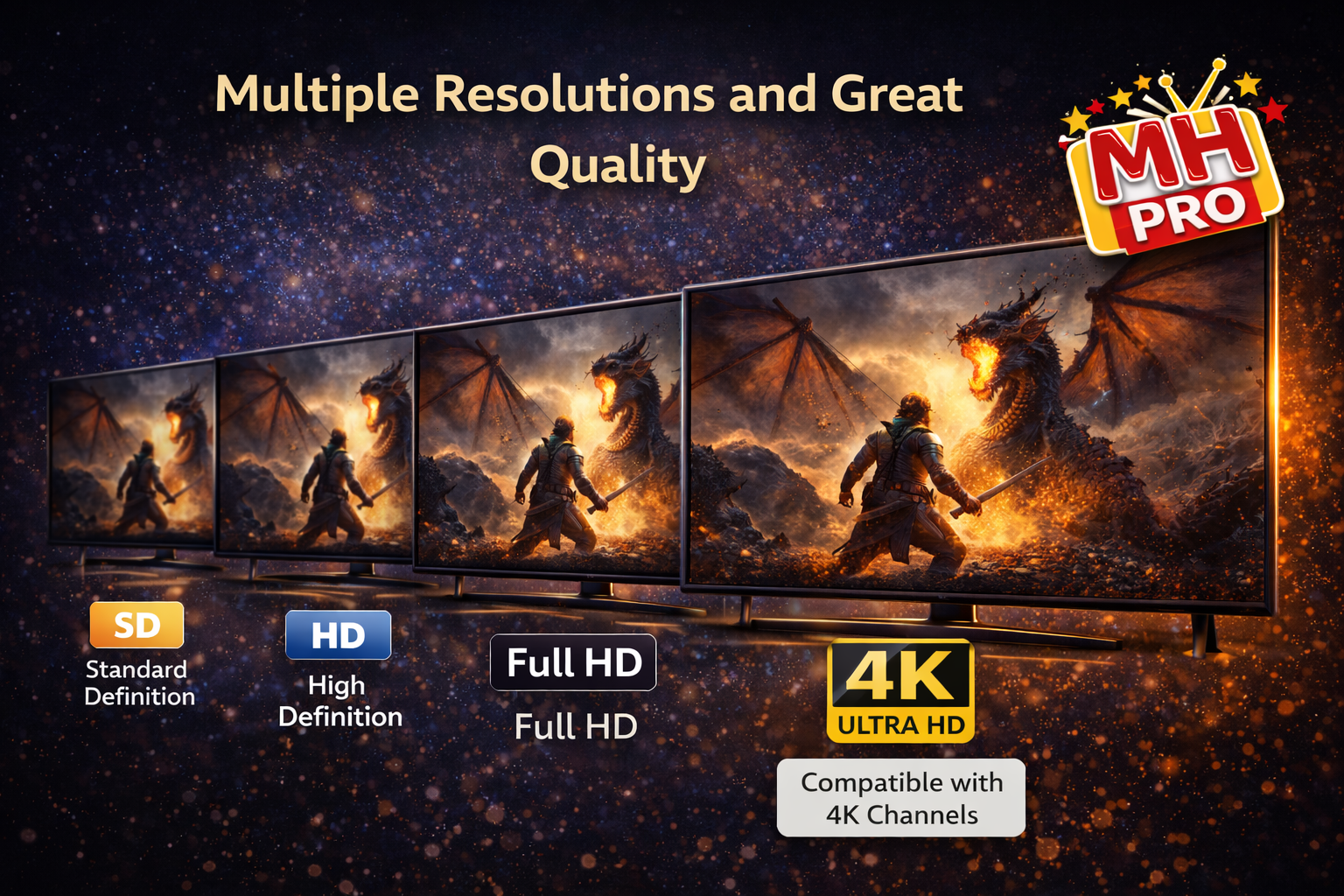 جودة عرض قوية ومتعددة