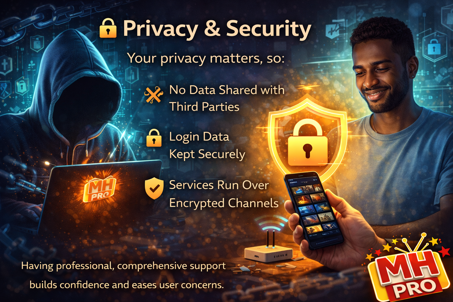 خصوصية وأمان