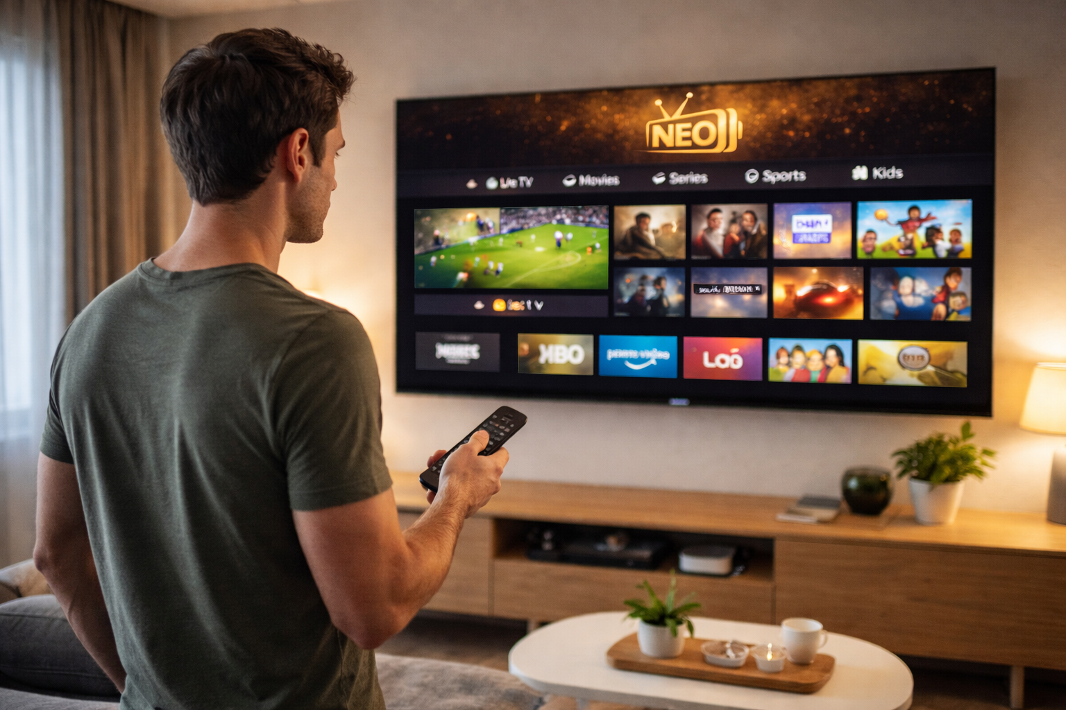 Neo 4K Pro — تنظيم حديث وتجربة اختيار سريعة