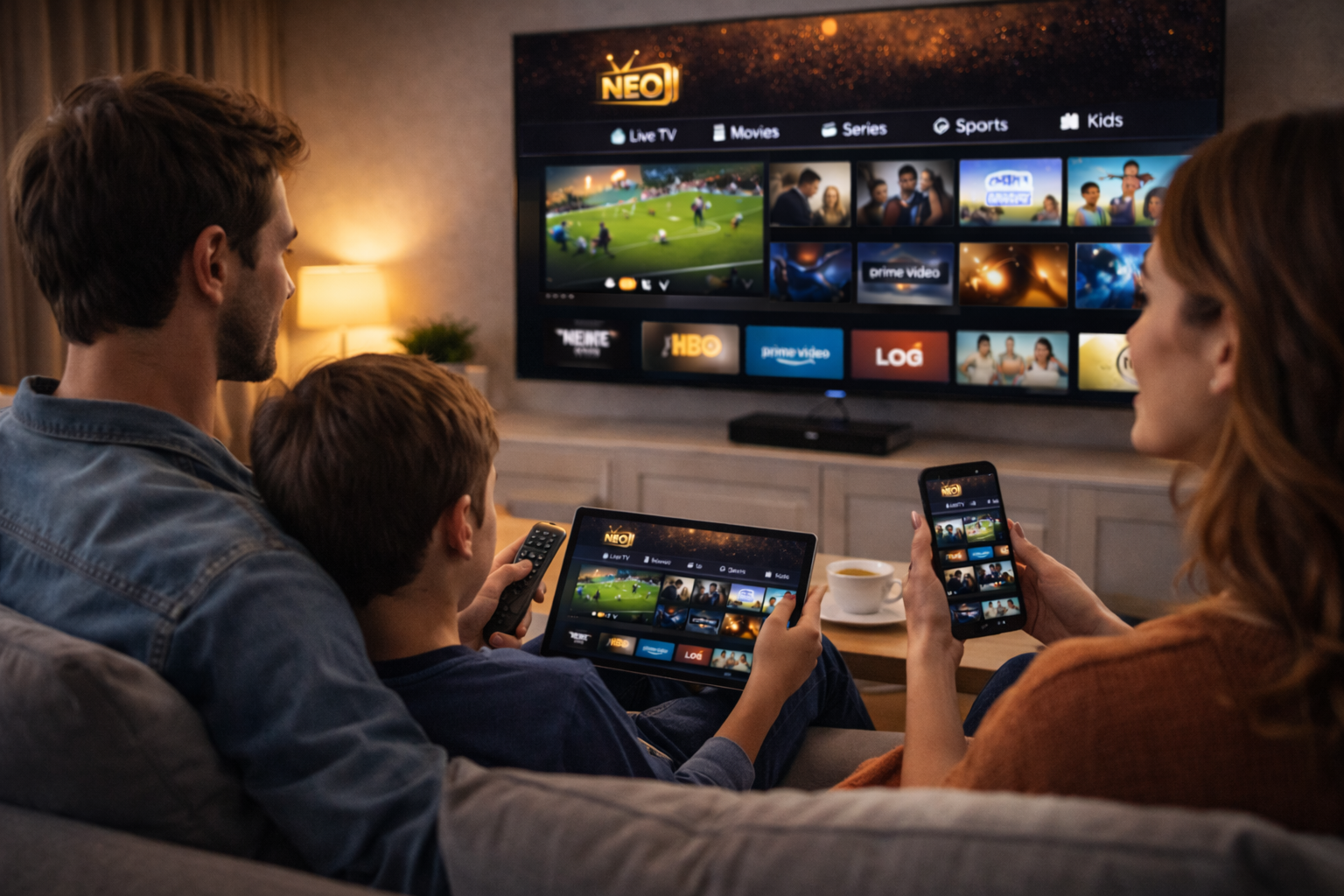 Neo 4K Pro — توافق واسع مع الأجهزة