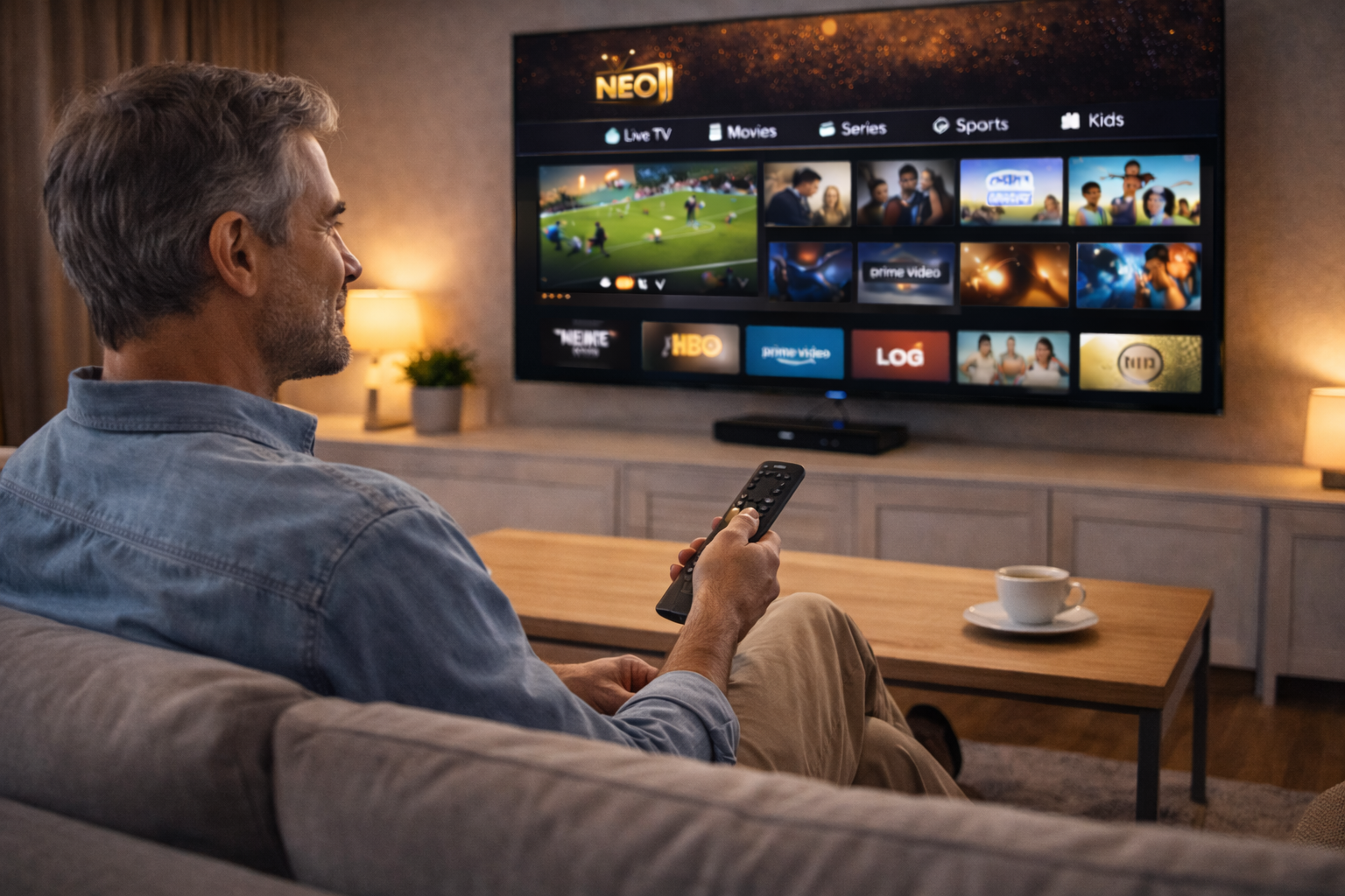 Neo 4K Pro — سهولة الإعداد والتخصيص