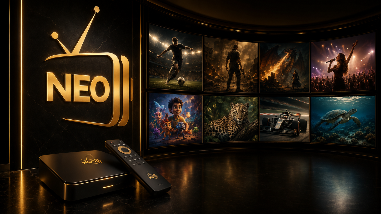 اشتراك NEO 4K PRO IPTV وباقات مشاهدة ترفيهية متنوعة